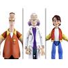 NECA Back to the Future Toony Action Figure Set Marty Doc Einstein Biff Animated NECA