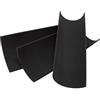 Adsamm ASP-25-SA-BL-100200-3 ASP-25-SA-BL-100200-3 cuscinetti antiscivolo in EPDM nero, 100 x 200 mm