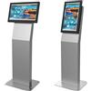 Peerless-AV KIP522-S-EUK - chiosco formato ritratto/paesaggio per display da 15 a 32, color argento
