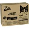 Felix Classic in buste 80 x 85 g Pacco misto umido per gatti - Mix Carne e Pesce: Tonno, Gamberetti, Pollo, Anatra