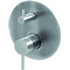 Vema Rubinetterie - Tiber miscelatore deviatore MECCANICO doccia in acciaio inox - V17142