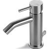 Vema Rubinetterie - Tiber miscelatore bidet acciaio inox con scarico - V17070