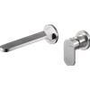 Vema Rubinetterie - Ayas miscelatore lavabo a parete in acciaio inox - V28050