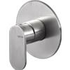 Vema Rubinetterie - Ayas miscelatore doccia con corpo incasso in acciaio inox - V28130