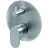 Vema Rubinetterie - Ayas miscelatore deviatore meccanico doccia con corpo incasso in acciaio inox - V28142