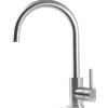 Vema Rubinetterie - Tiber miscelatore Cucina acciaio Inox [canna girevole] - V18021.AC.005
