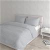 Italian Bed Linen Copripiumino Athena, DORA FUMO, 2 Posti
