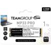 Team group SSD 1TB Team Group MP33 Pro PCIe Gen3 x4 NVMe M.2 2100/1700 MB/s