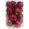 Giocoplast Natale Palline in Cilindro da 20 Sfere d 80 mm Bordeaux