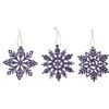 Giocoplast Natale Addobbo Fiocco Glitter Purple Viola 10 cm Prezzo Caduno Indicare la Preferenza