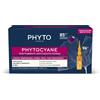 Phyto Phytocyane Trattamento Anticaduta in Fiale, Ottimale per la Caduta Temporanea dei Capelli femminile, 12 fiale da 5 ml