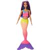 Barbie con Capelli Viola Sirena della Baia dell'Arcobaleno dal Mondo di Dreamtopia, FJC90