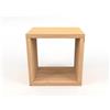 Vivere Zen Comodino artigianale in legno massiccio di cedro - ARBRA Cubotto (Comodino Cedro Noce 30x30x30 cm)