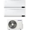 Samsung CLIMATIZZATORE SAMSUNG DUAL SPLIT CEBU 9000+12000 BTU 9+12 R32 AJ050TX WIFI A+++
