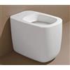 FLAMINIA - MONO' VASO WC A PAVIMENTO BTW CON BRIDA IN CERAMICA BIANCO MN117