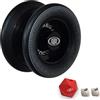 Yomega Xodus II YoYo, con tecnologia di cuscinetti a rulli, cerchi in gomma e design a forma di ala, gioco professionale reattivo YoYos livello intermedio (nero)