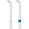 Waterpik Testina Classic Jet, Testina di Ricambio per Strumento di Rimozione della Placca Dentale Waterpik per la Pulizia di Denti e Gengive, Confezione da 2 (JT-100E)