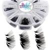 WENDY LASHES Ciglia Volume Extension 20D Russo 500 Fans 0.07mm D Curl 9-16mm Misto Ciuffetti Premade Finta Extension
