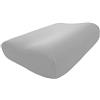 Edda Lux Federa adatta al Tempur Shape QUEEN e Tempur Original QUEEN cuscino cervicale (61 x 31 cm) S, M, L e XL, in morbido jersey di 100% cotone, Platino