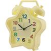 N NEWTOP NEWTOP Orologio Sveglia Beep Colorata Stella in Plastica Allarme Tasto ON OFF Movimento al Quarzo Silenzioso Continuo da Tavolo Comodino Analogica Senza Ticchettio per Bambini Adulti (Gialla)