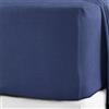 NIYS Luxury Bedding Lenzuolo con angoli, 100% morbida flanella di cotone spazzolato Doppio Navy