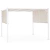 Bizzotto Gazebo Slide 3x3 bianco-tortora