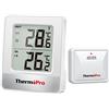 ThermoPro Termometro TP200C Ambiente Interno Esterno Wireless, Termometro Casa Con Sensore Temperatura Fino A 150 M, Termometro Per Esterni Giardino Cantina Casa Stanza Ufficio