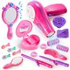 JOYIN Kit parrucchiera giocattoli carino per bambine Playset per giochi finti con asciugacapelli specchio e altri accessori giocattoli