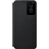 Samsung Smart Clear View Cover Custodia con finestra di visione per Galaxy S22+ 5G, Nero