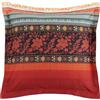 Bassetti Federa per cuscino Orosei R1 in 100% raso di cotone makò, colore rosso, dimensioni: 40 x 40 cm, 9323981