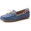 Geox D Leelyan C, Mocassini Donna, Blu Beige Blue Sand, 36 EU