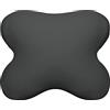 Edda Lux Federa adatta al Tempur Ombracio cuscino, 60/56 x 50/48 cm, in morbido jersey 100% cotone per cuscino ergonomico a forma di farfalla, Antracite