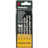 Metabo 627111000 - Valigetta per trapano per legno, 5 pezzi, colore: Verde