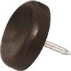 Adsamm PG-N-BR-22-32 32 feltrini in plastica con chiodo, Marrone, Ø 22 mm