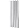 WOLTU Tenda Oscurante Opaca Termica Isolante per Finestre Soggiorno Tenda da Sole con Occhielli in Metallo Inossidabile per Camera da Letto 1 Pannello Bianco 135x245 cm
