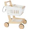 Small Foot Carrello della Spesa Fresh in Legno, Accessori per Il Negozio e Il supermercato, Gioco di Ruolo, da 3 Anni