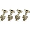 LIKERAINY 105 Grado Cerniera 35mm Battuta Esterna con Ammortizzatore Montaggio Clip on per Ante Mobili da Cucina Gabinetto Cerniere per Armadio Porta 4 Pezzi