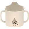 LÄSSIG Tazza per bambini con manico e coperchio rimovibile 150 ml/Sippy Cup PP/Cellulose powder pink