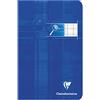 Clairefontaine 3696C 10 Quaderni a punto METALLICO per persone con deficit Visivi, 11x17 cm, 96 Pagine a Quadretti grandi Neri Ingranditi, Carta Bianca 90 g, Copertina Plastificata, Colori Assortiti