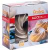 Decora 0080116 Stampo Antiaderente Mini Alice Ø 10 X 5 h Cm, In Alluminio Pressofuso, per realizzare preparazioni dolci e salate.