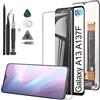 RongZy LCD Display per 6.6 Samsung Galaxy A13 4G A137F / A135F Schermo LCD Touch Screen Assemblea Sostituzione di Vetro Digitalizzatore con Strumenti(Nero)