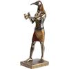 lachineuse - Statua di Thoth 31 cm - Dio egizio - Statuetta decorativa dell'Antico Egitto - Figurina egiziana Testa di uccello Ibis - Idea regalo originale per la decorazione di Thoth