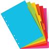 Filofax Indice A5 luminoso con 6 linguette vuote