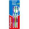 Colgate Palmolive extra clean Toothbrush Medium 2 con 1 free