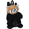 Wild Republic Zaino Panda Rosso, Zainetto, Borsa Animale, 36 cm, Regalo per Bambini, Animale di Peluche