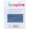 INNSPIRO Cordone cotone intrecciato sottile blu zaffiro 2,0 mm. 5 m.