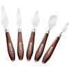Westcott E-40200 00 - Set di stucco per pittura, marrone/argento, 17,5-22,5 cm, 5 5