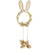 COM-FOUR® Ghirlanda pasquale per porte o finestre, simpatica ghirlanda