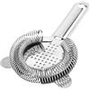 JSMTKJ 2Pcs Colino da Cocktail in Acciaio Inox - Strumento Professionale Per Bevande, Party, Bar e Club - Argento