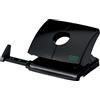 Novus B 216 re+new - Perforatore (parte superiore in plastica riciclata sostenibile, 16 fogli, con guida di arresto) nero